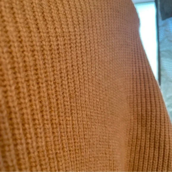 Oak + Fort knit sweater size small oatmeal tan euc - Picture 6 of 8